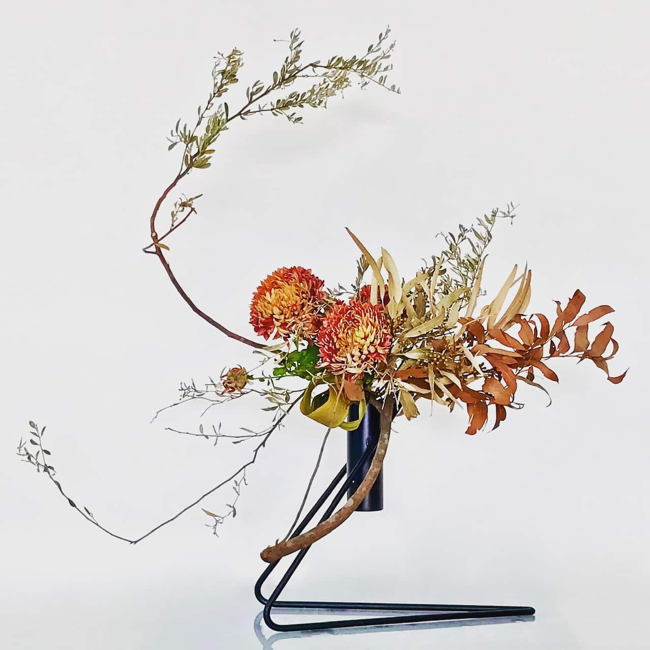 Ikebana (Japanese flower arrangement) by Hiroko Prado, president of Sogetsu Ikebana Sydney/NSW and Ikebana International.