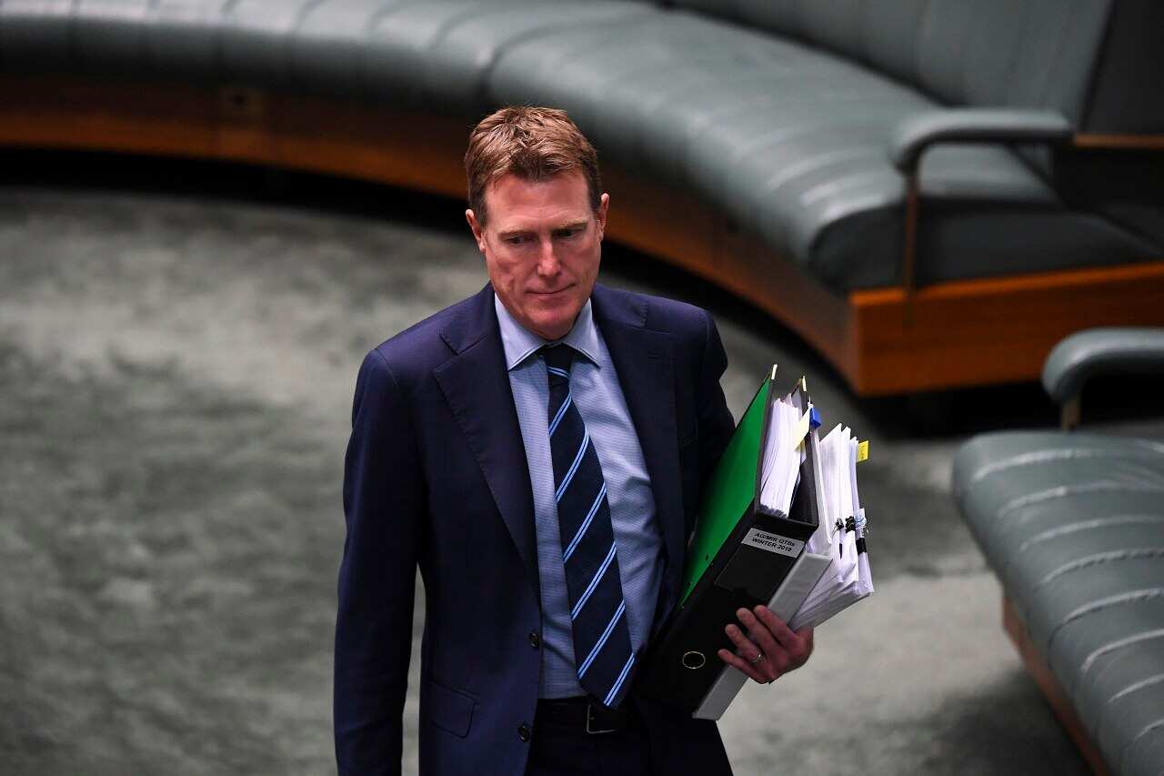Attorney-General Christian Porter during House of Representatives Question Time.