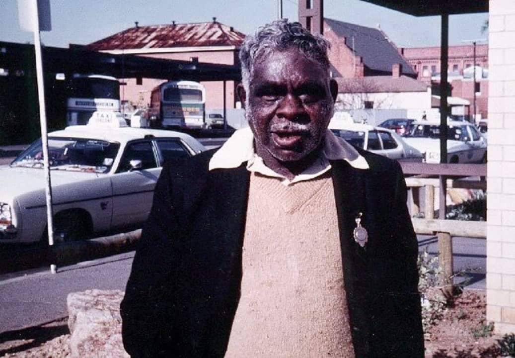Jimmy James was one of two Pitjantjatjara trackers who located the missing schoolgirl alive.