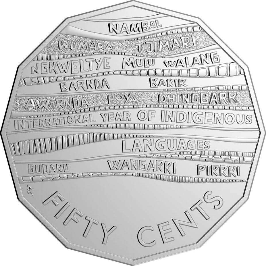 14 Indigenous words for money now feature on new 50 cent coin.
