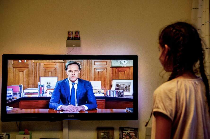 Dutch Prime Minister Mark Rutte addresses the nation on the spread of coronavirus.