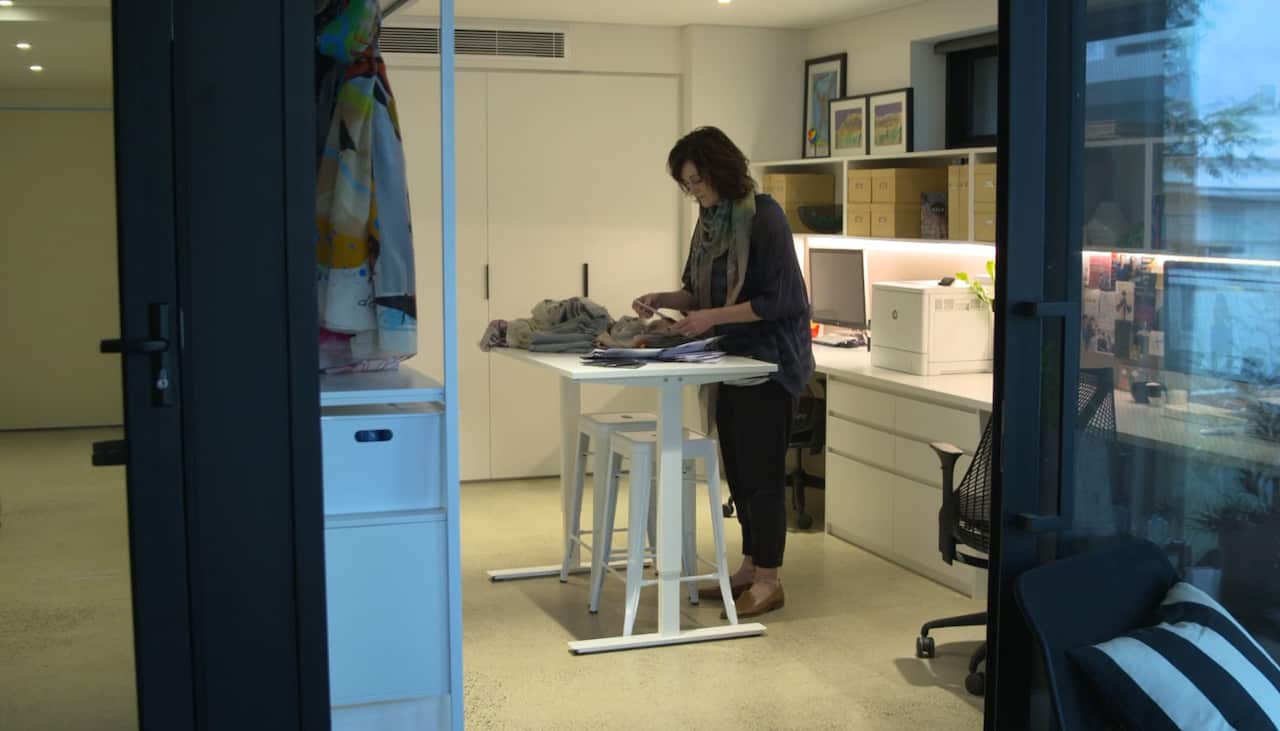 dog&boy founder Sonya Michele in her Melbourne studio.