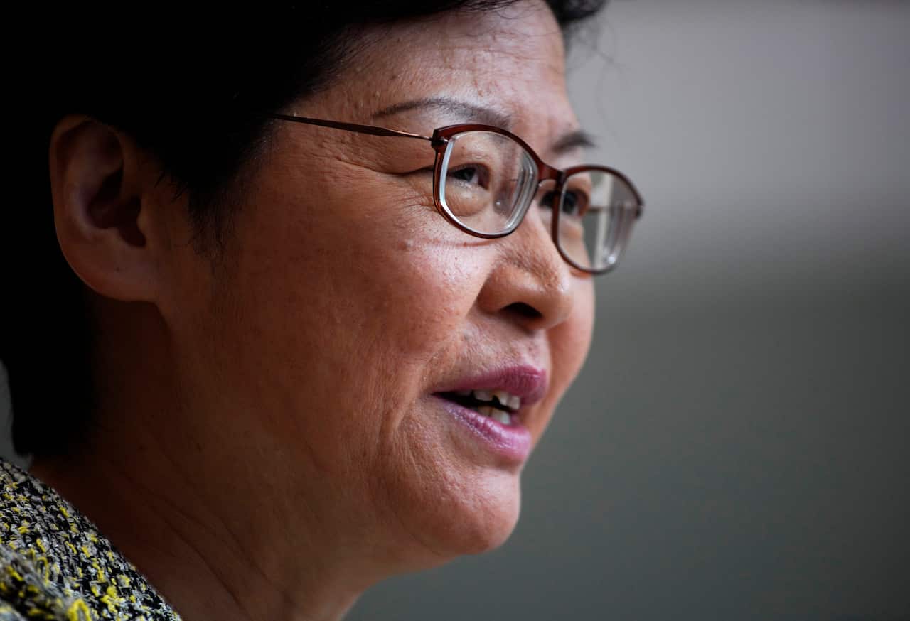 Hong Kong Chief Executive Carrie Lam.