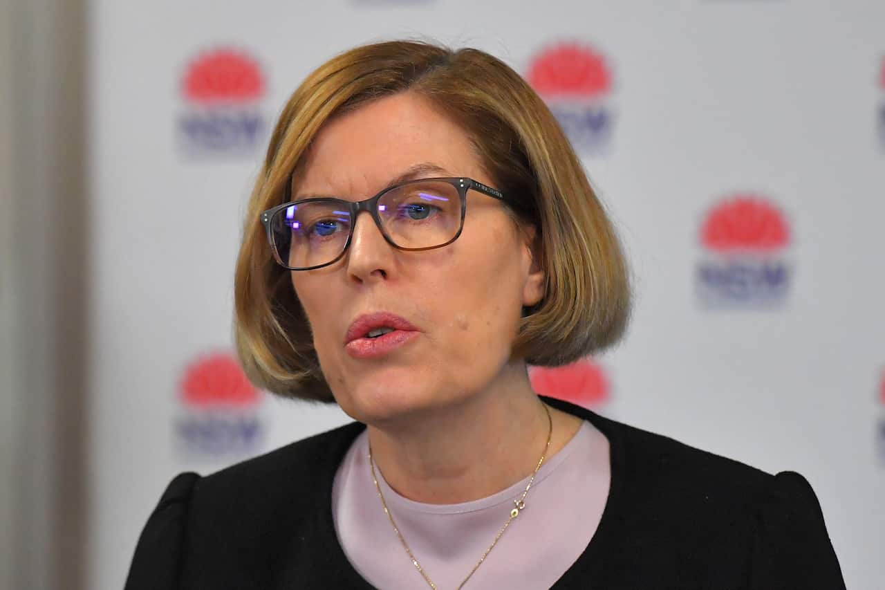NSW Chief Health Officer Dr Kerry Chant at a press conference in Sydney, Monday, August 17, 2020. (AAP Image/Mick Tsikas) NO ARCHIVING