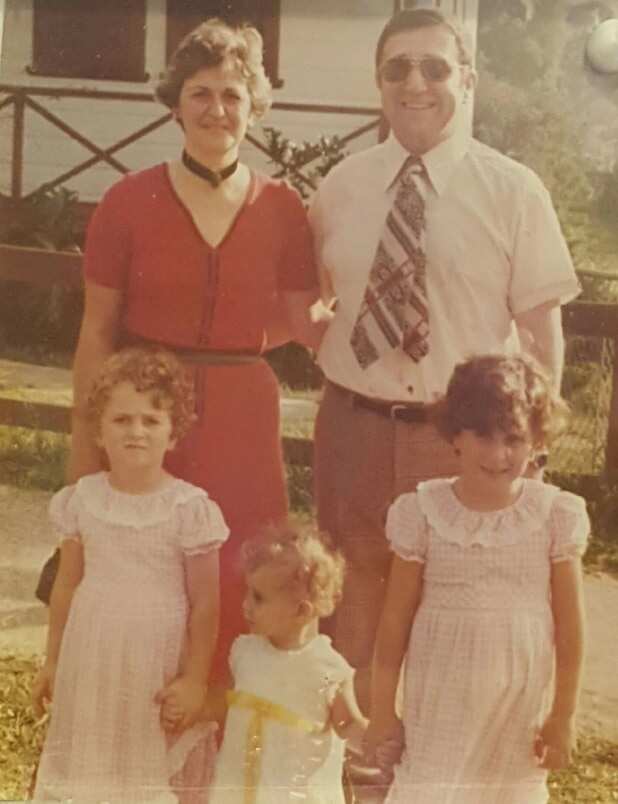 Gladys Berejiklian, bottom right, grew up only speaking Armenian at home.