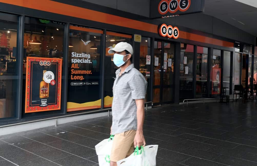 A view of the BWS store at Berala in Sydney.