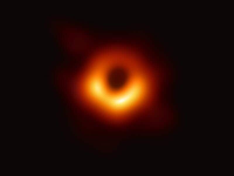 The image of the black hole