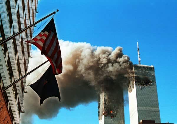 At 8:46 a.m on September the 11th 2001, American Airlines Flight 11 crashed into New York's World Trade Centre's North Tower.