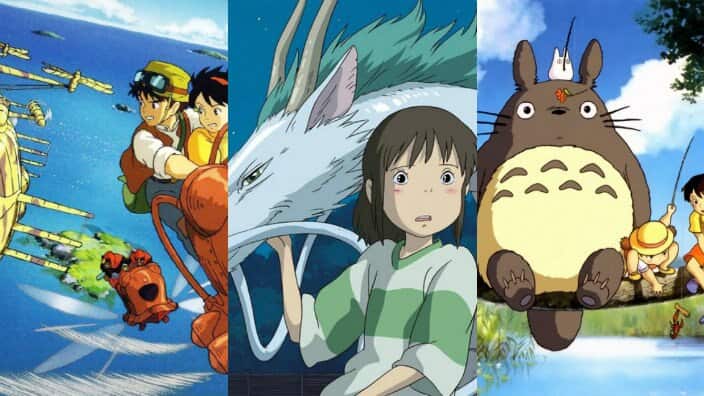 Castle In The Sky, Spirited Away, My Neighbour Totoro, Studio Ghibli