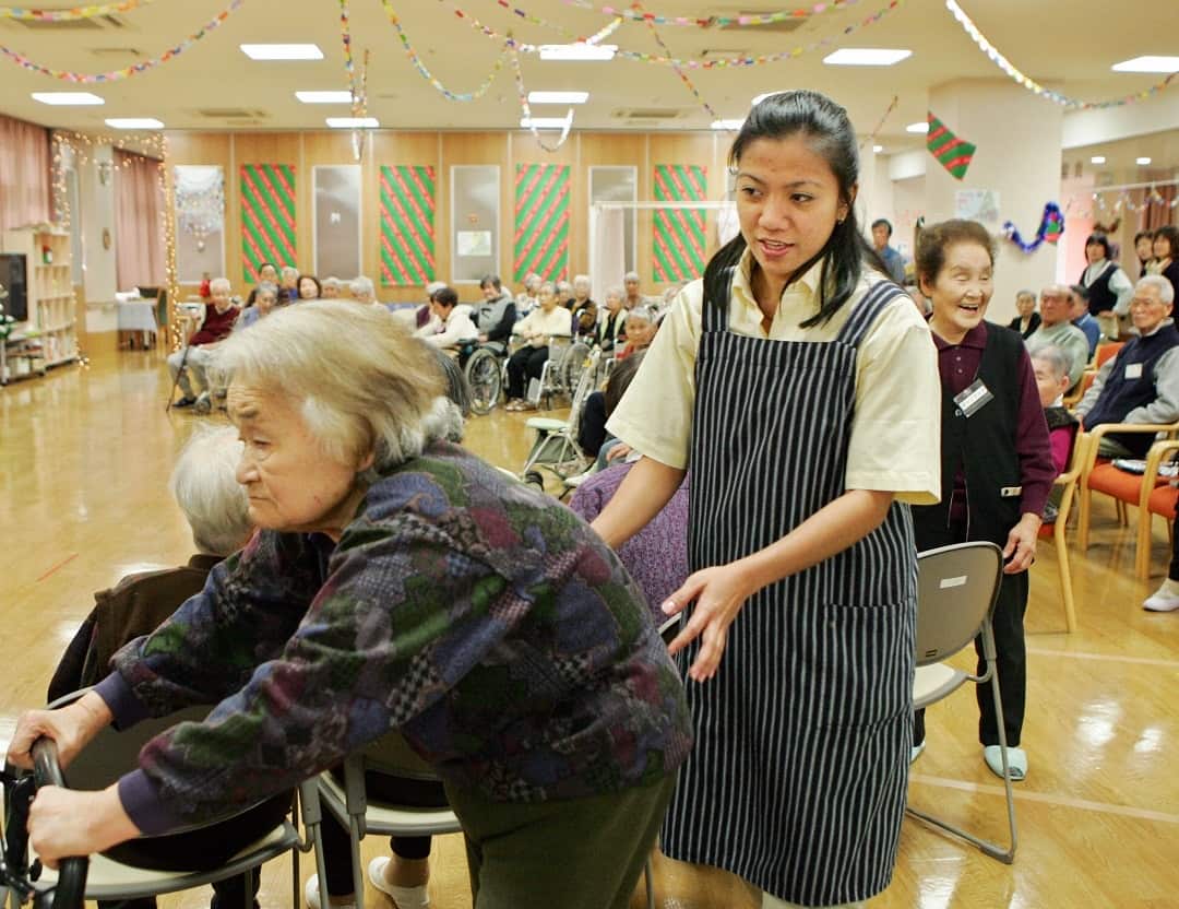 Japan is recruiting 40,000 foreign workers to tackle its ageing population. 