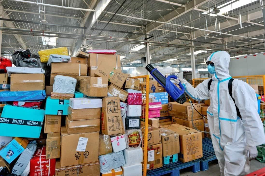 Beijing city urges end to overseas deliveries over Omicron