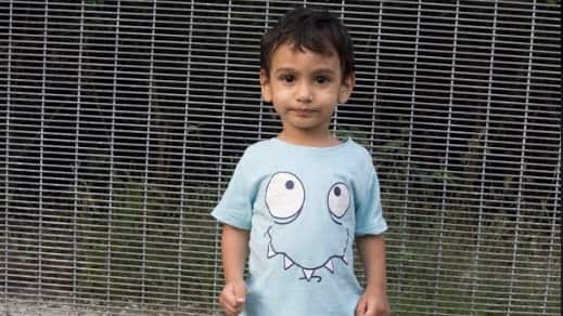 Two-year-old George was born on Nauru.