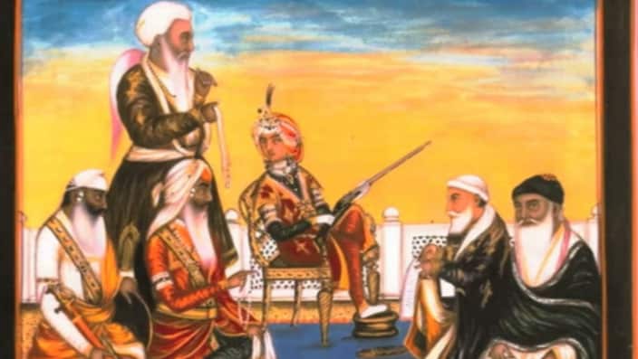 Fakir Nooruddin with Maharaja Dalip Singh in exile