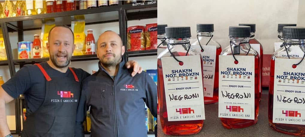 Con la chiusura del locale, Fabio Biscaldi e Michele Circhirillo hanno anche cominciato a vendere vino e liquore al bicchiere