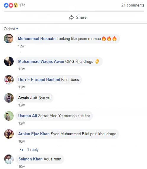 Jason Momoa doppelganger Osama com Laude