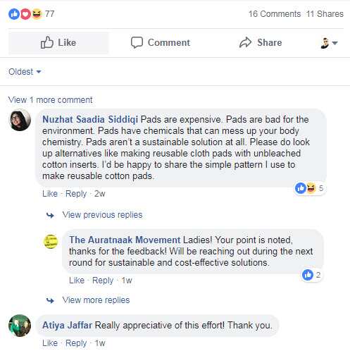 Auratnaak facebook comments