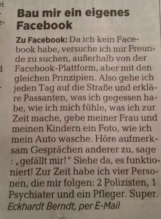 Facebook mal wie früher