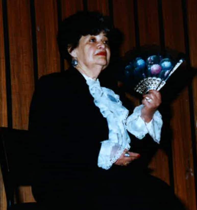 Faina Shersher in the play 1995