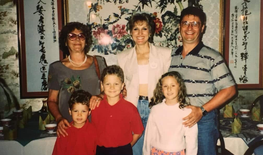 La famiglia Tomassoni al completo