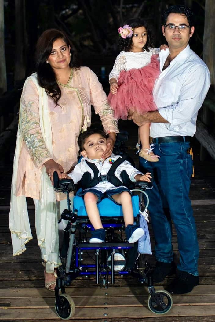 Five-year-old Shaffan has a rare genetic condition; the family was denied permanent visa on medical grounds.