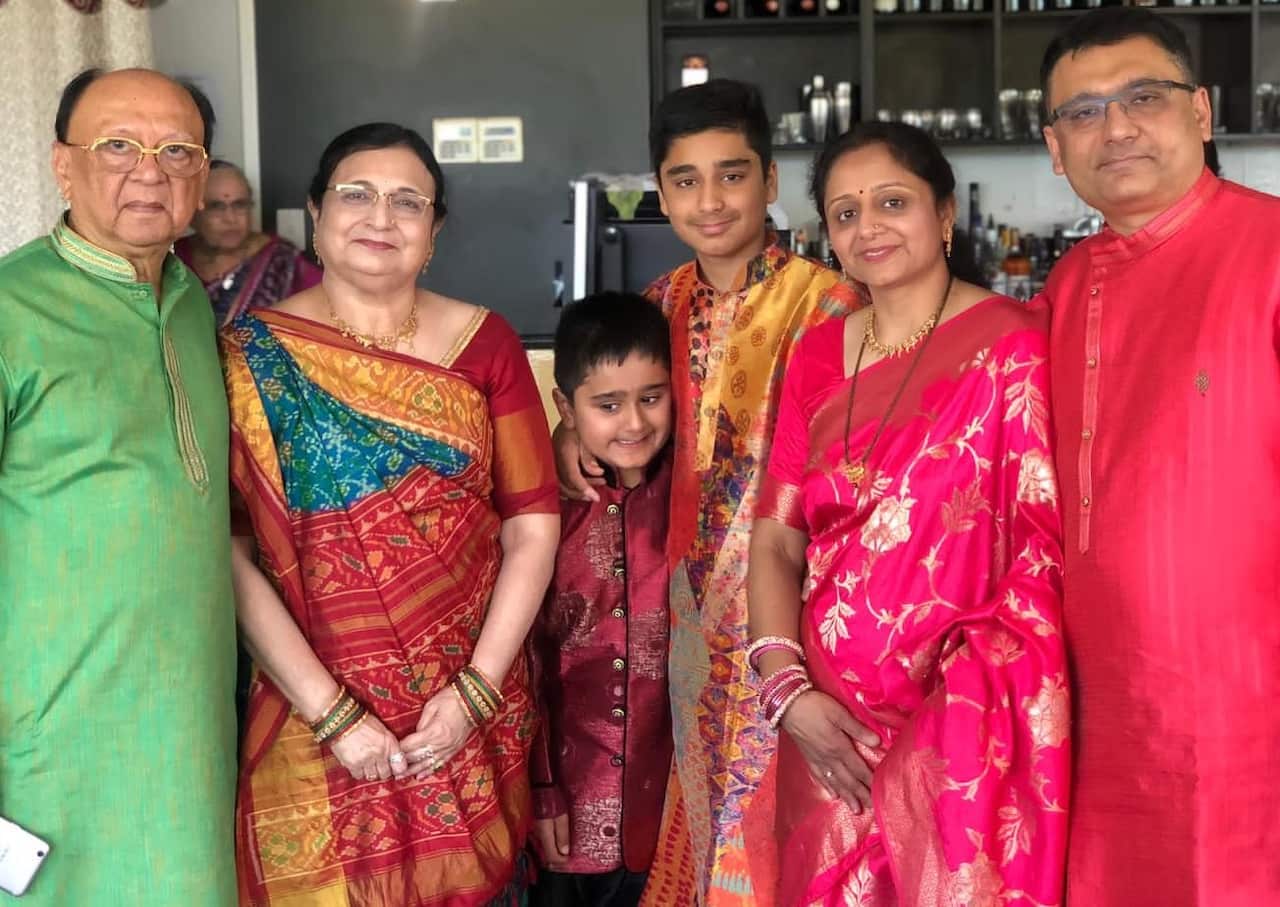 Family Diwali celebrations by Rachana Oza