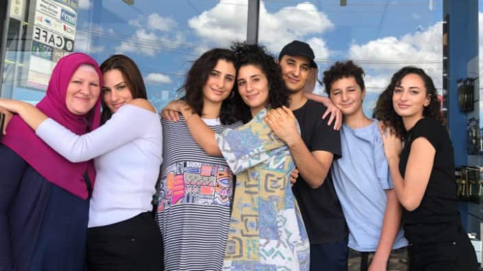 Hazem Hamouda family in Xmas 2018