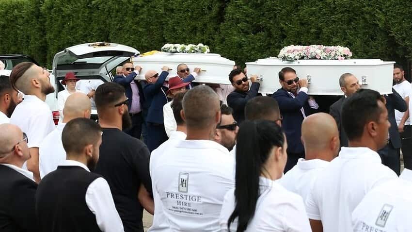 Hundreds have attended the funerals of three NSW siblings killed by an alleged drink driver.