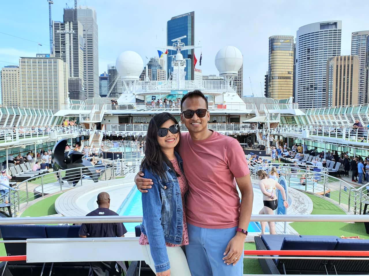 Farid Bhuiyan with his wife