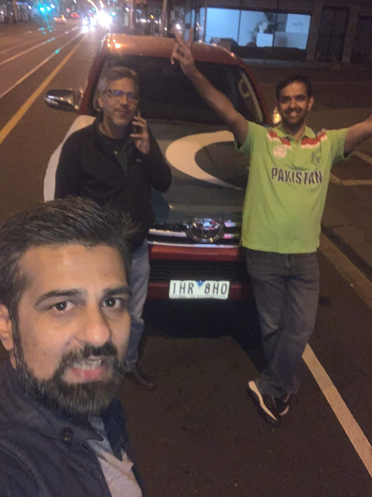 Aus vs Pak rally organization