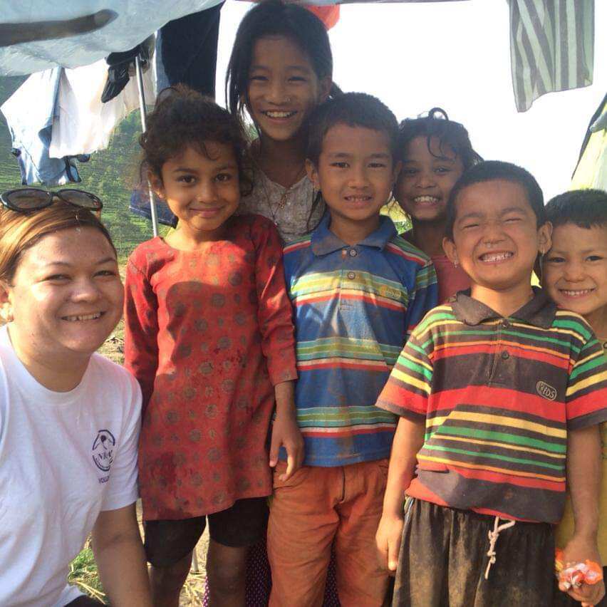 Sirjana KC was in Nepal after the 2015 earthquake to provide assistance.