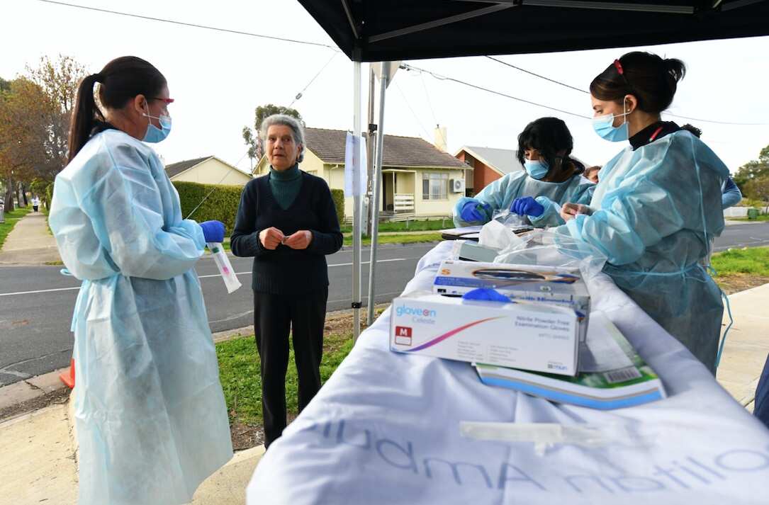 COVID-19 testing in Broadmeadows.