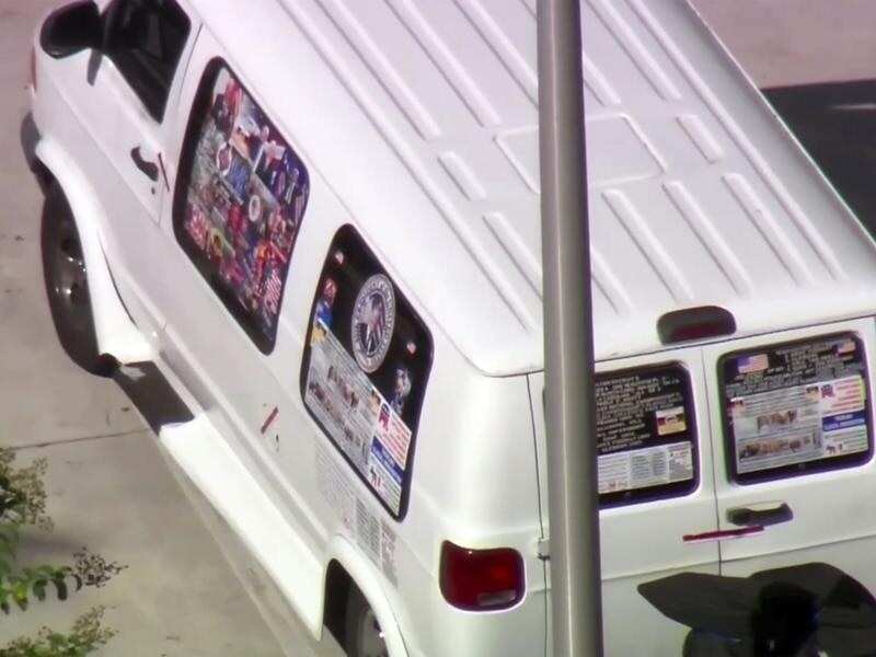 Van being examined in connection with mail bombs