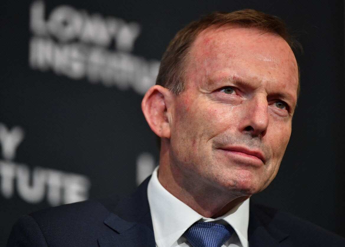 Former prime minister Tony Abbott.