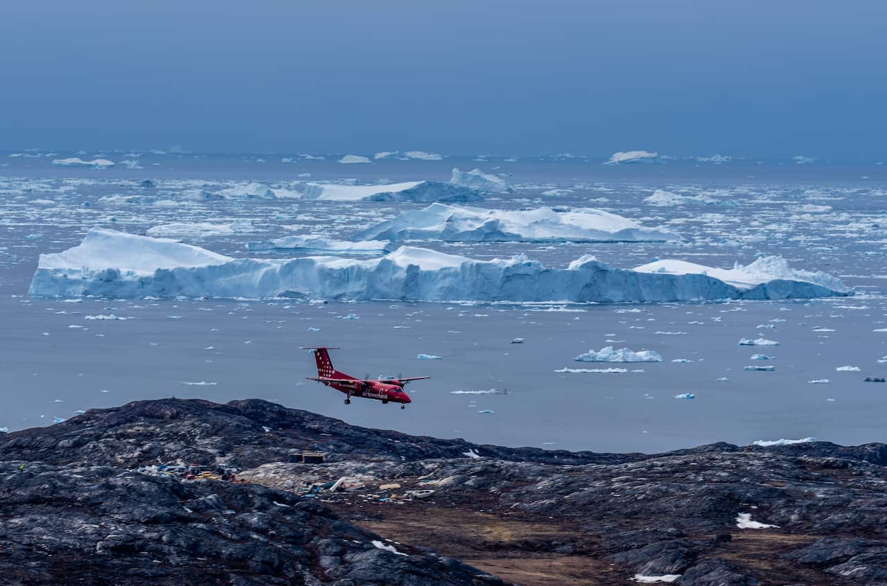 Climate change is having a profound effect in Greenland with glaciers and the Greenland ice cap retreating.