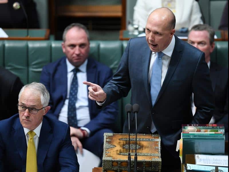 Immigration Minister Peter Dutton