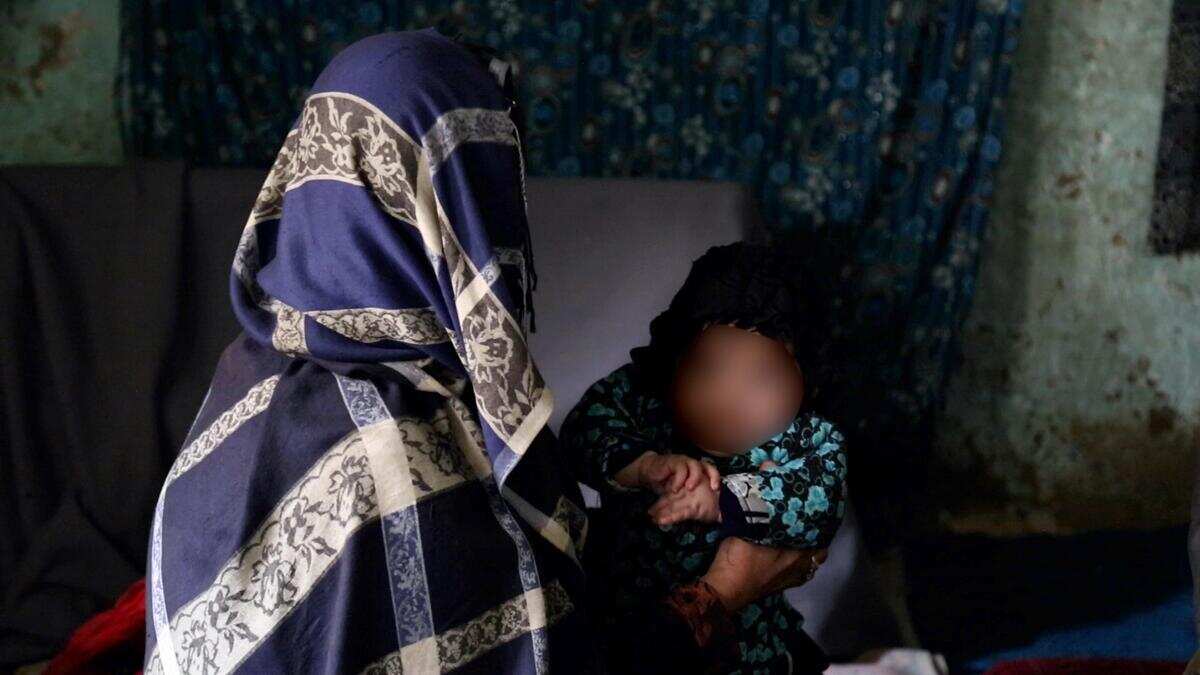 Bibi was forced to give up one of her newborns.