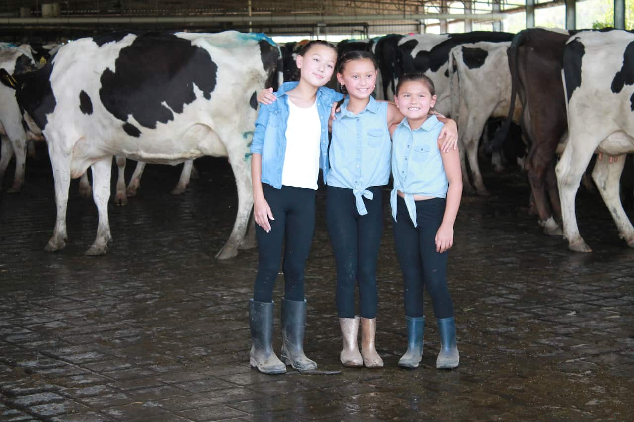 Mia, Amber and Harper Geritz.