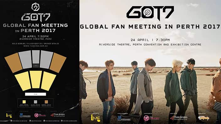 Got7 Perth fan meet details