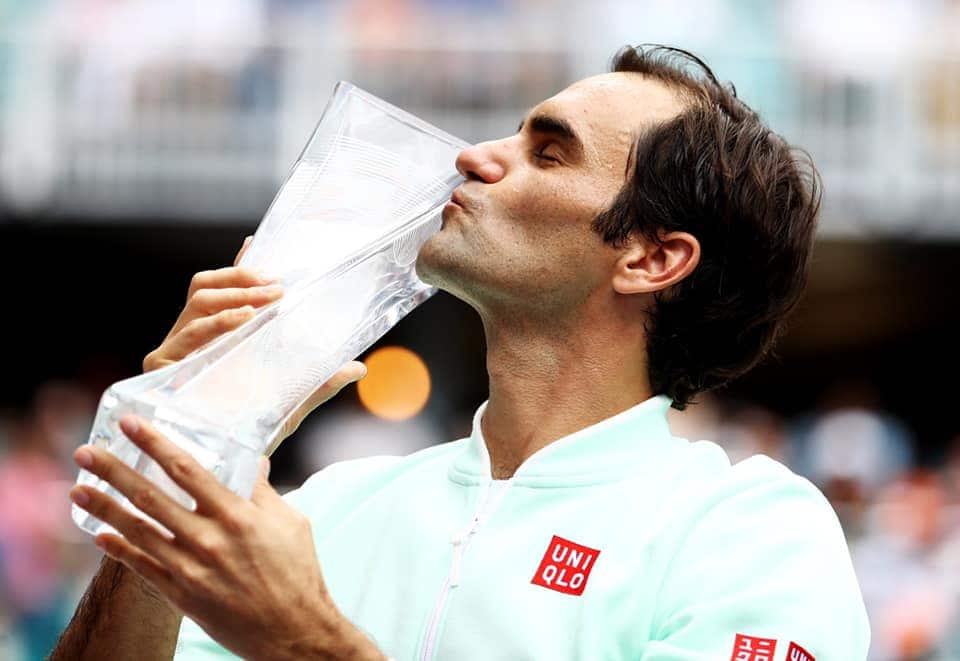 Roger Federer ha vinto a Miami il suo titolo numero 101, il quarto in Florida, il secondo stagionale.