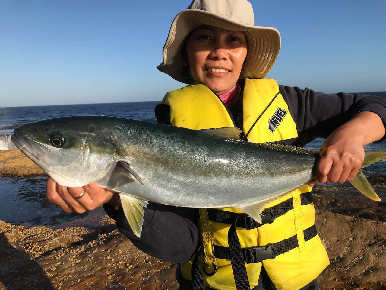 Romie Padrones Rock fishing