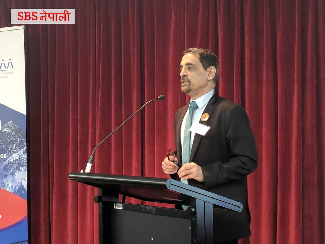 Raju Adhikari_FeNCAA_nepali organisation_nepali community_inauguration