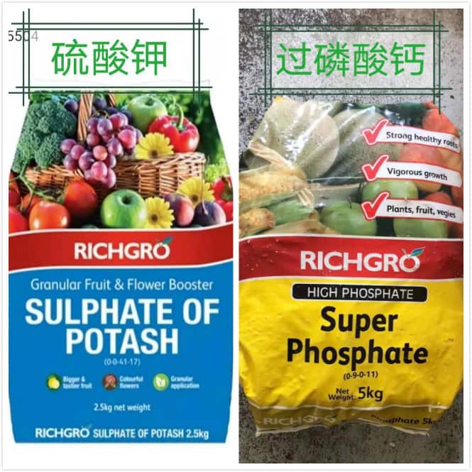 硫酸钾和过磷酸钾