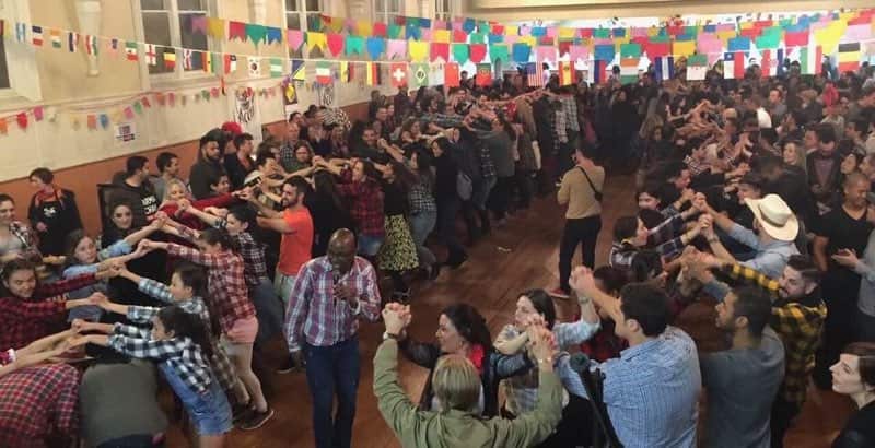 Festa Junina dancers