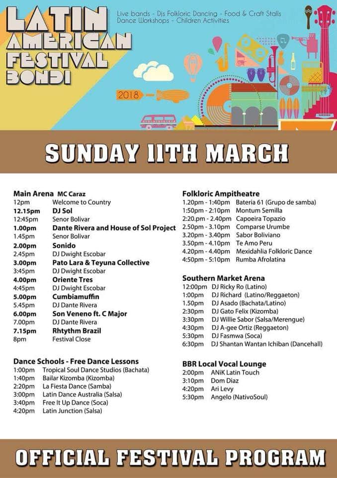 Bondi latino festival
