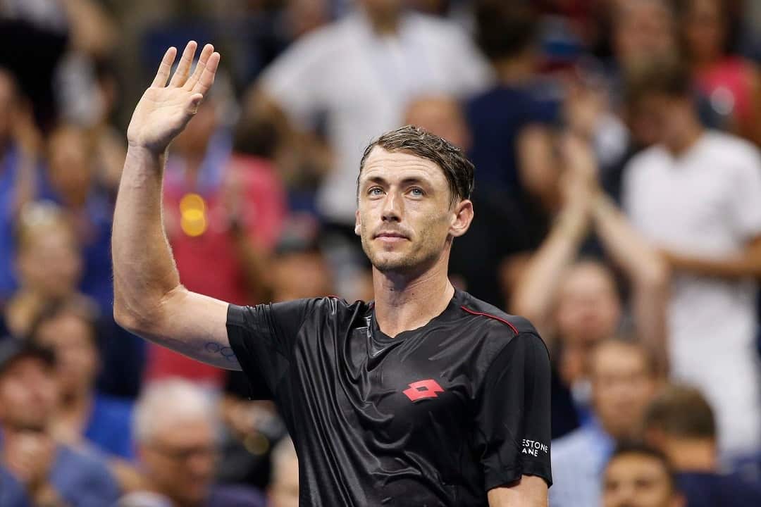 John Millman after defeating Roger Federer.