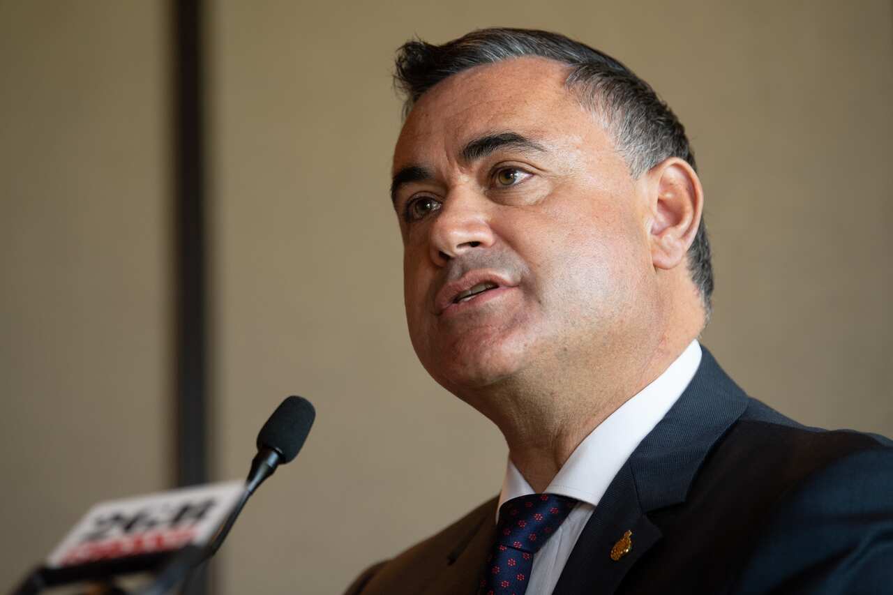 NSW deputy premier and state Nationals leader John Barilaro.