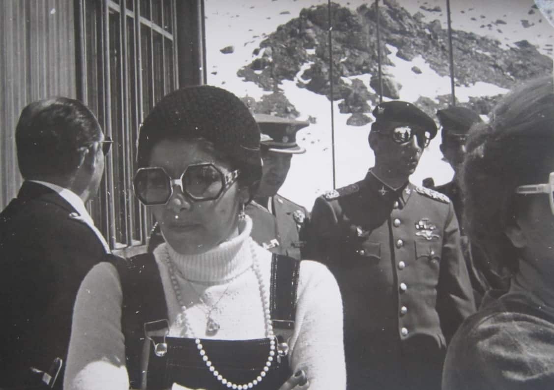 Adriana Rivas during her time working for the Pinochet dictatorship.