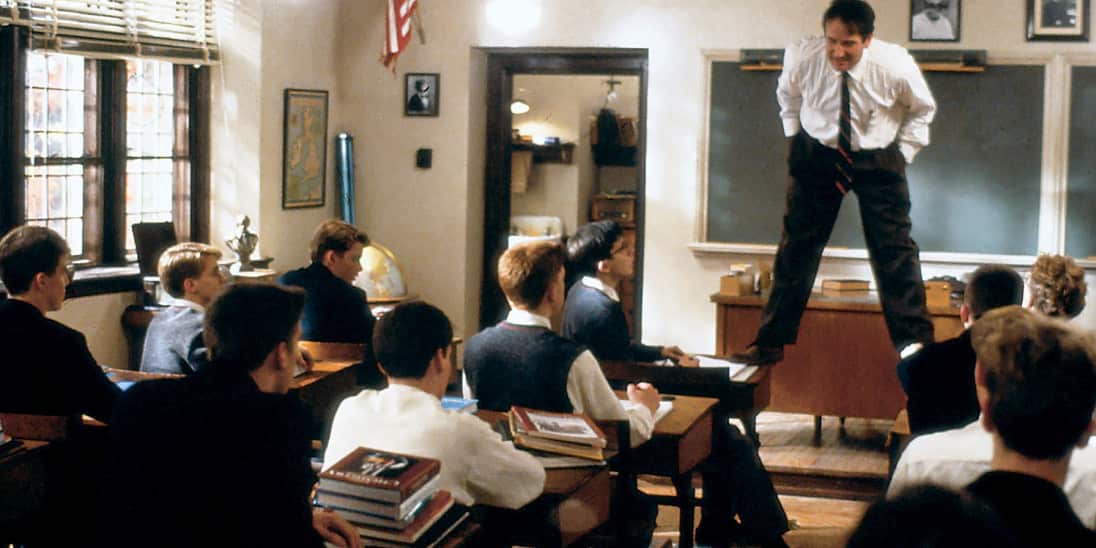 Dead Poets Society is a 1989 American teen drama film directed by Peter Weir, and starring Robin Williams.