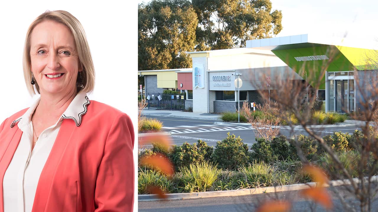 Fiona McAullife is the principal of Good News Lutheran College, Melbourne