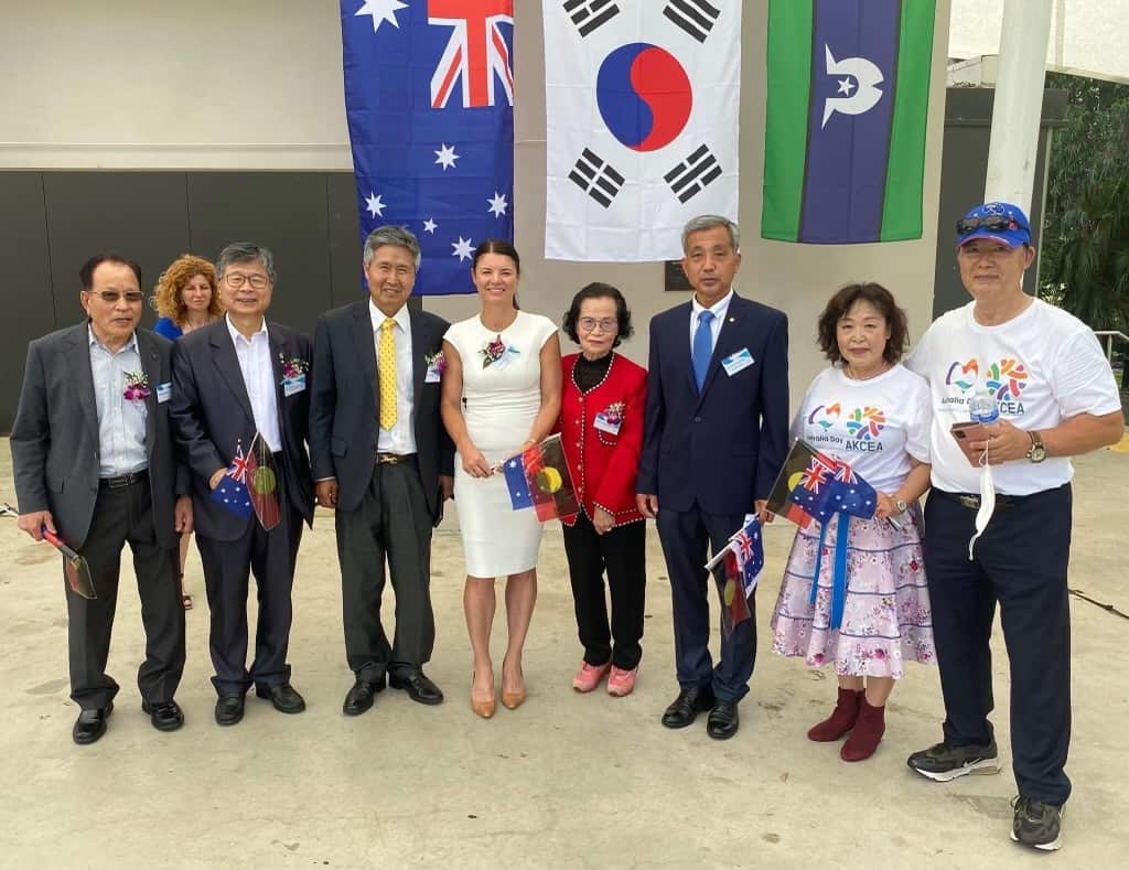 시드니 한인 사회 관계자들과 피오나 마틴 의원